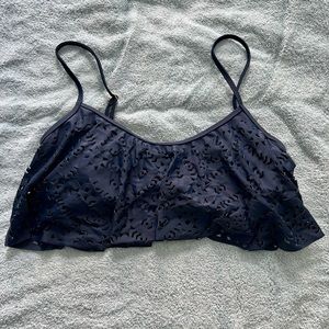 Jessica Simpson Navy Bathing Suit Top